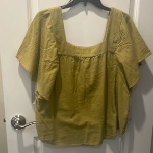 Sonoma - Top- 100% Cotton - Color Chartreuse